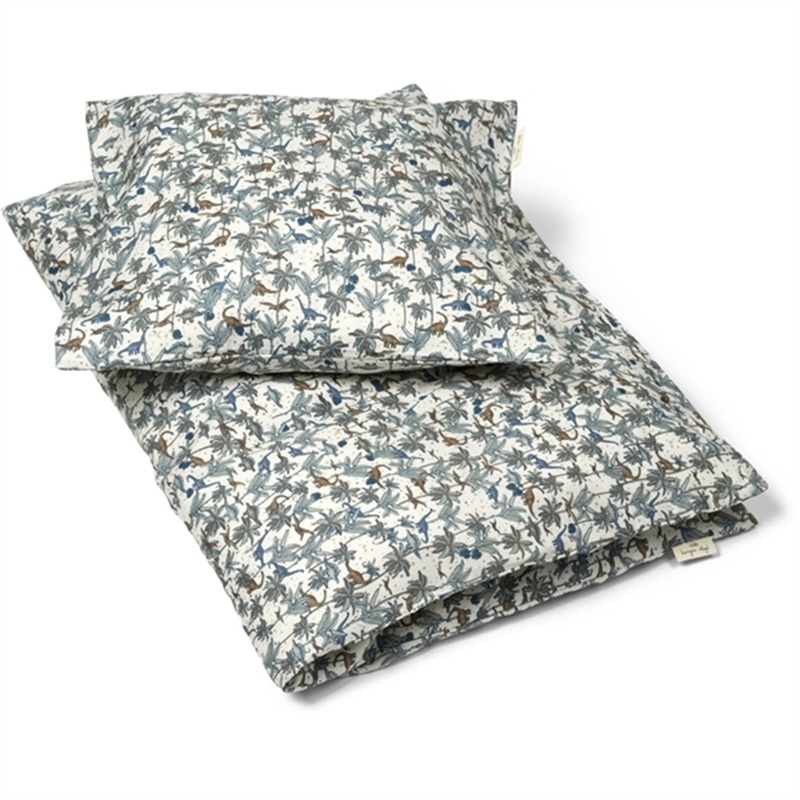Konges Sljd Bedding Dino Blue