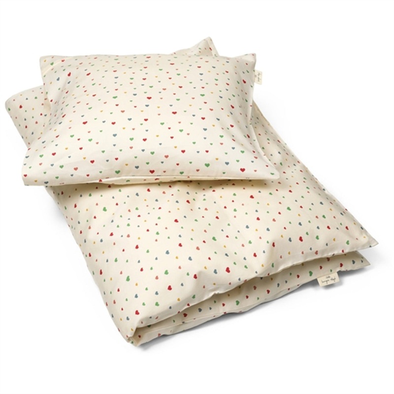 Konges Sljd Bedding Multi Hearts