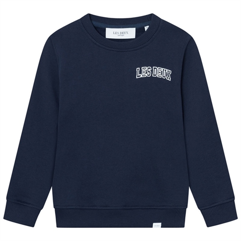 Les Deux Kids Dark Navy\/Ivory Blake Sweatshirt