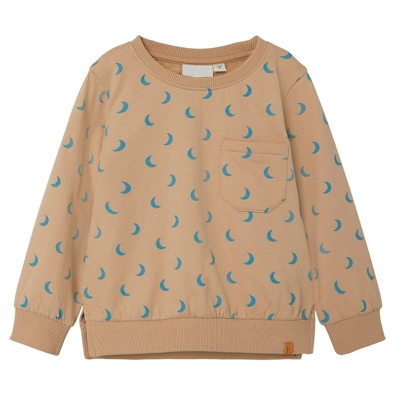 Lil’Atelier White Pepper AOP Salon Sweatshirt