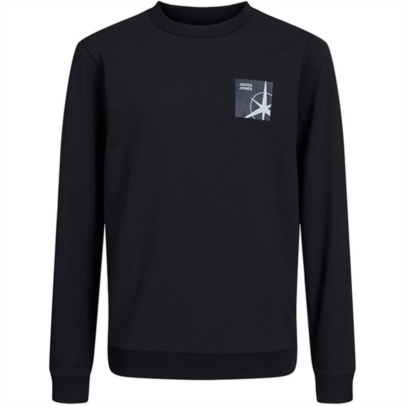 Jack \u0026 Jones Junior Black Filo Sweatshirt