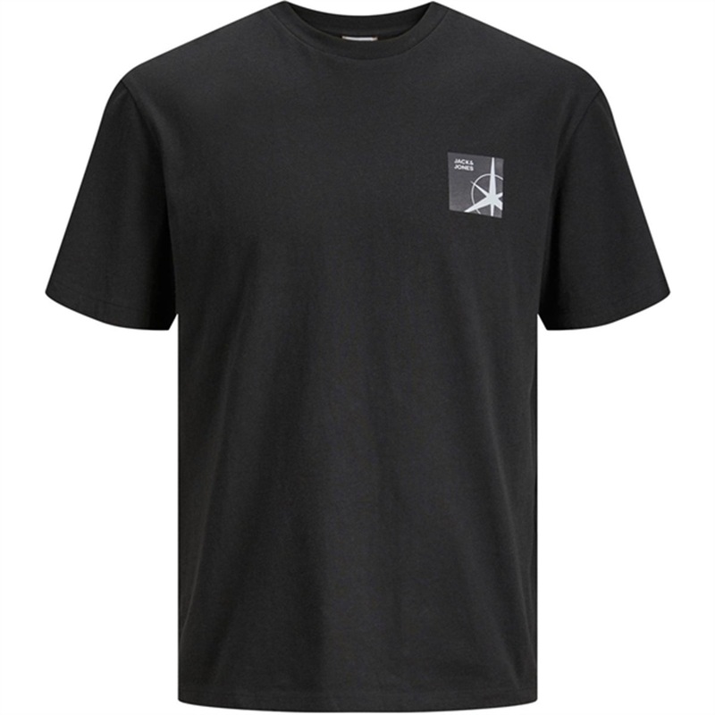 Jack \u0026 Jones Junior Black Filo T-Shirt