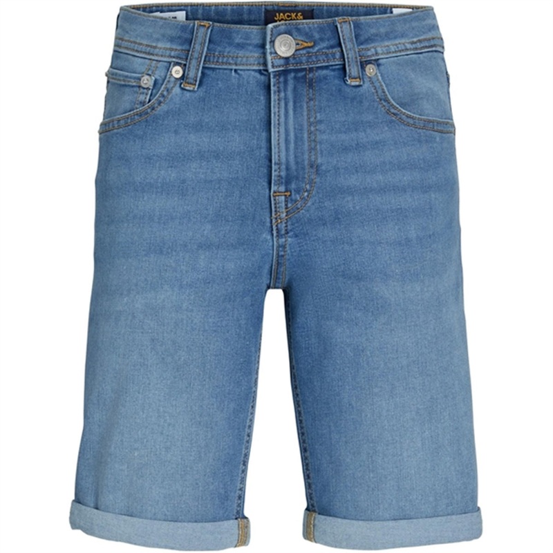 Jack \u0026 Jones Junior Blue Denim Original Rick Shorts 551