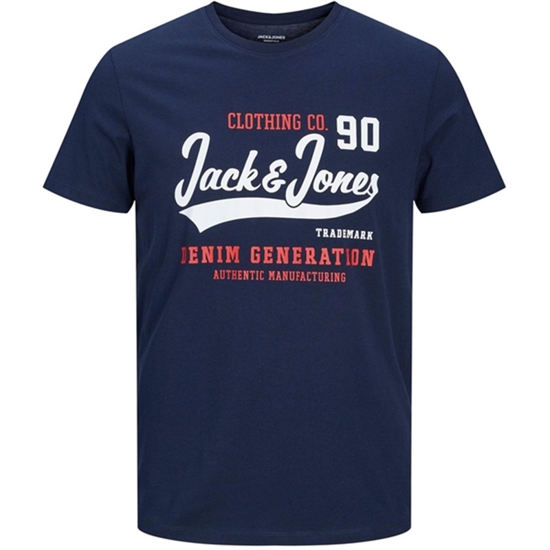 Jack \u0026 Jones Junior Navy Blazer Logo T-Shirt Noos