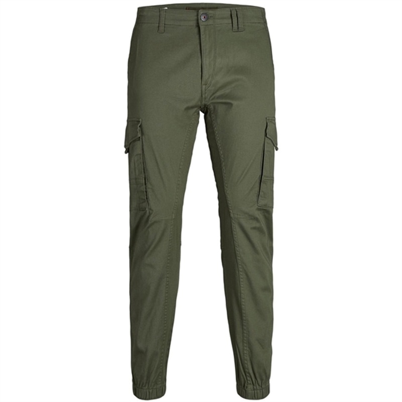 Jack \u0026 Jones Junior Olive Night Paul Flake Pants 542 Noos