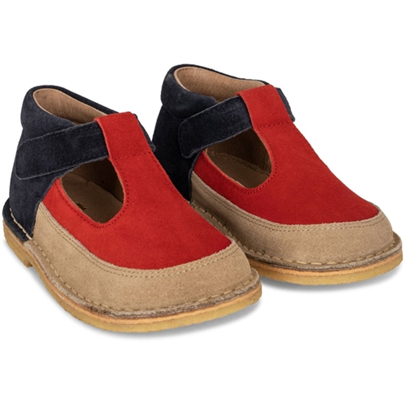 Konges Sljd Esmee Sandal Suede Tricolore