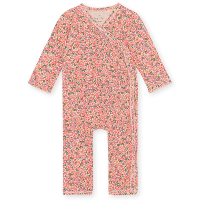 Konges Sljd Jardin Rouge Basic Newborn Onesie
