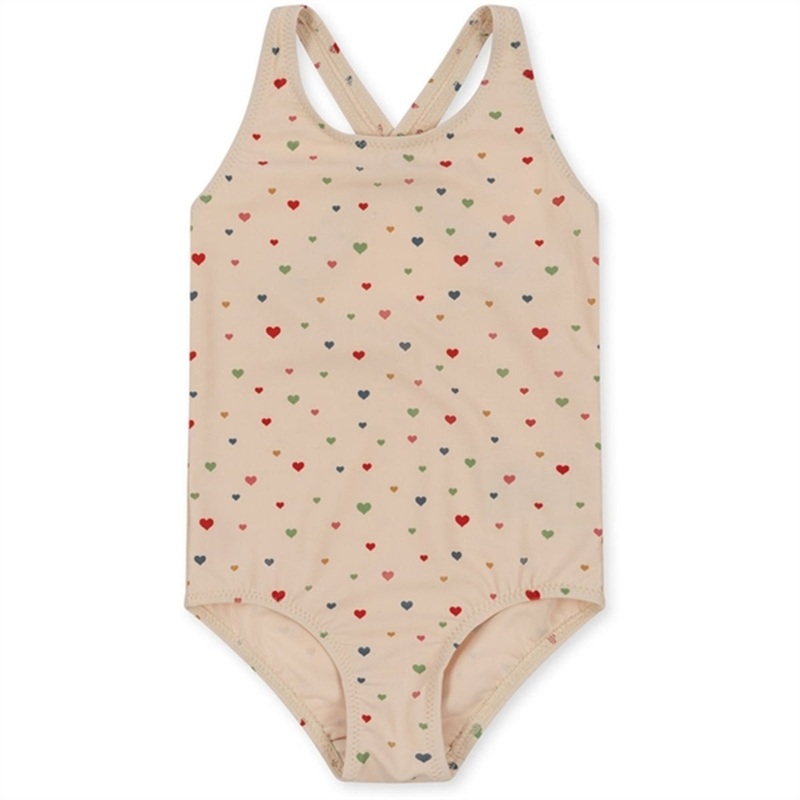 Konges Sljd Multi Hearts Manuca Basic Swimsuit