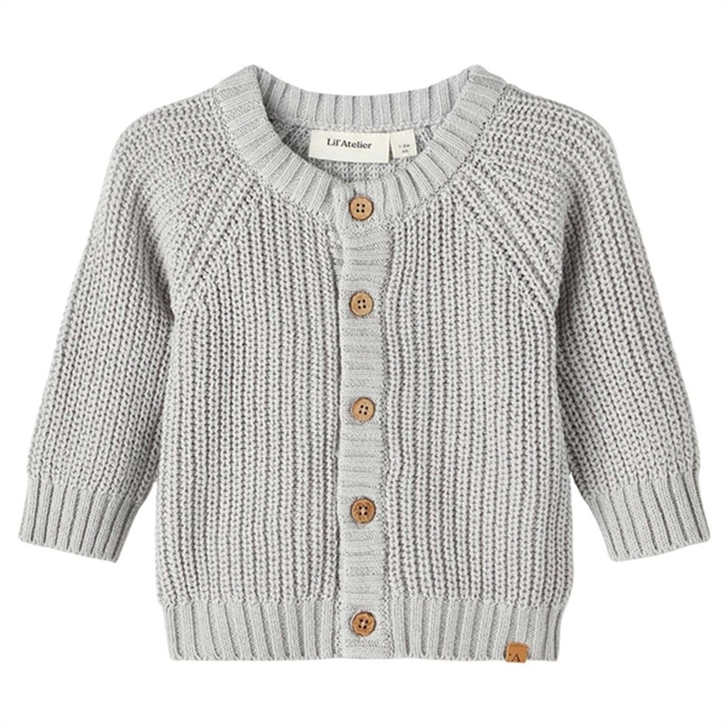 Lil’Atelier Harbor Mist Emlen Knit Cardigan