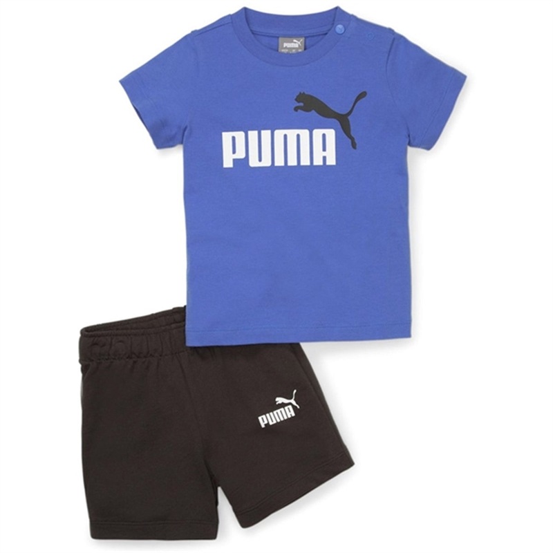 Puma Minicats T-shirt \u0026 Shorts Set Royal Sapphire