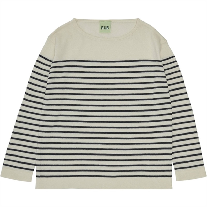 FUB Blouse Ecru\/Dark Navy