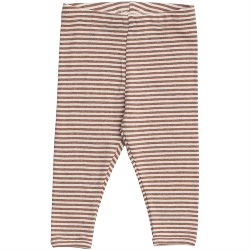 Serendipity Acorn\/Offwhite Baby Leggings Stripe