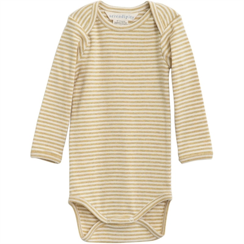 Serendipity Chamomile\/Offwhite Baby Body Stripe