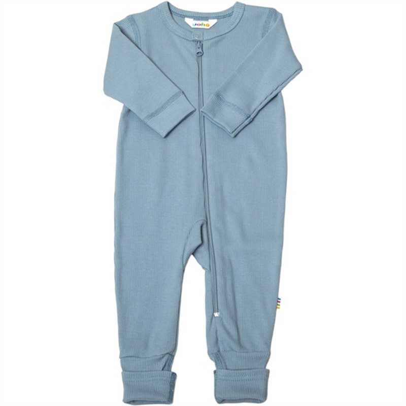 Joha Cotton Blue Jumpsuit w. Foot