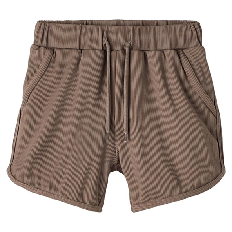 Lil’Atelier Coffee Quartz Fagmo Loose Swim Shorts