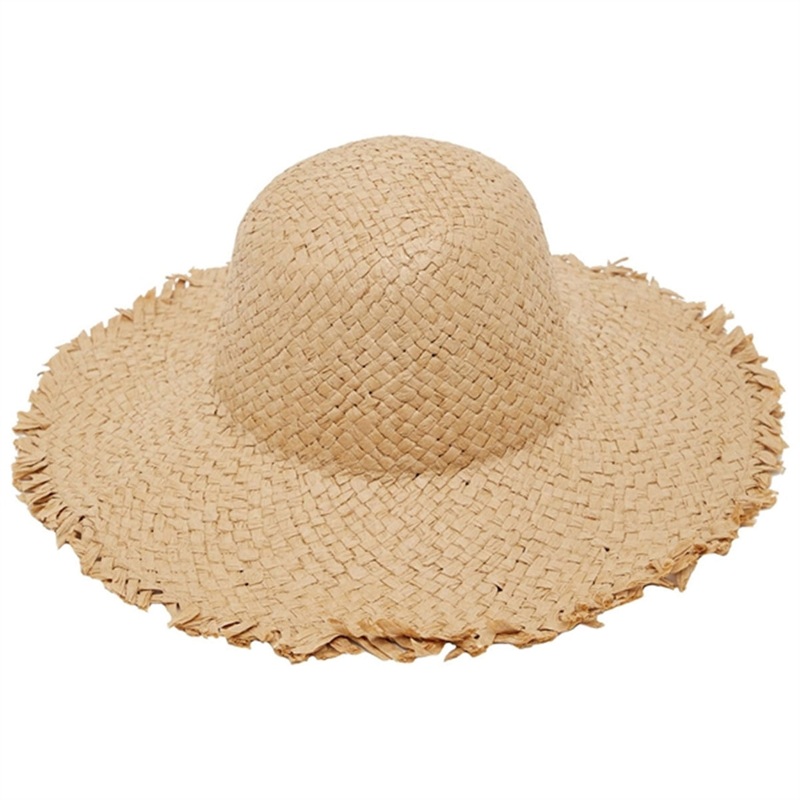 Lil’Atelier Straw White Peppers Fenjo Beach Hat