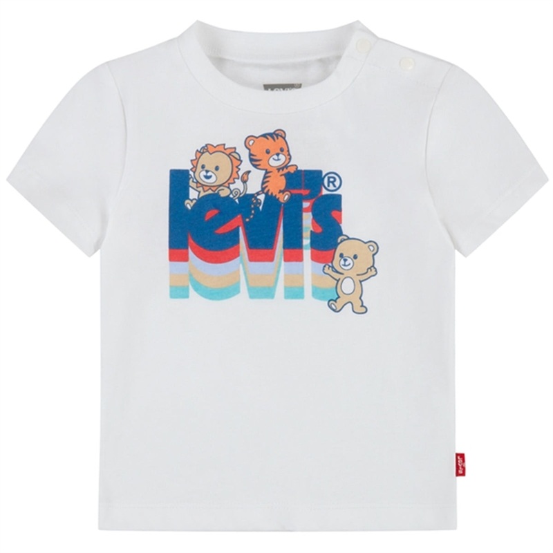 Levi’s 70’s Critters Poster Logo T-shirt White