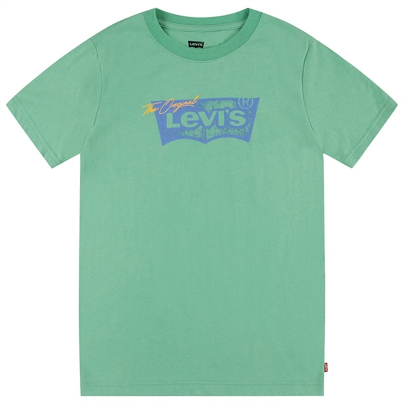 Levi’s Distressed Batwing T-shirt Green