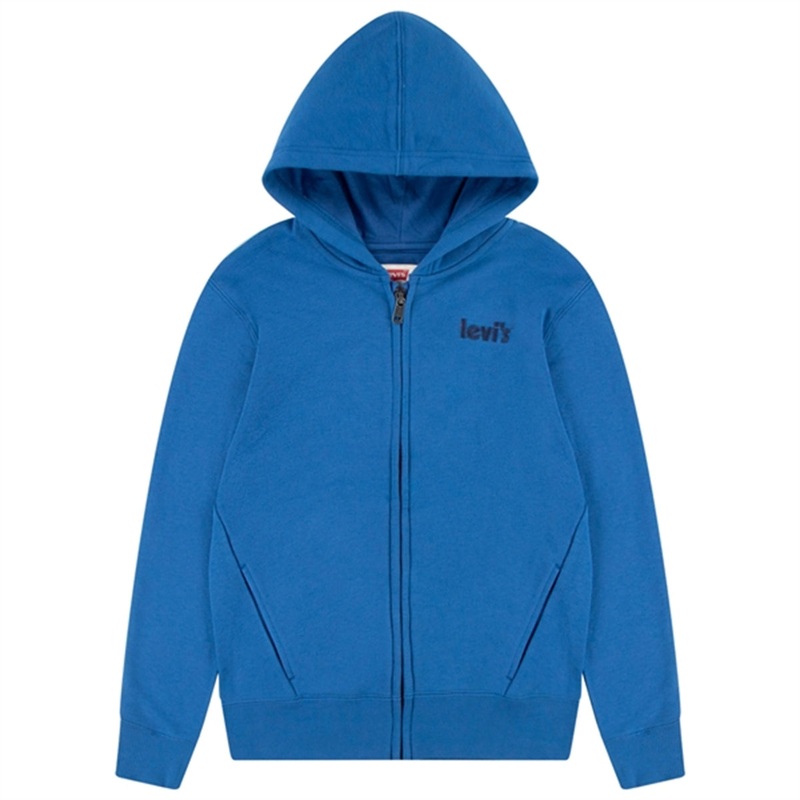 Levi’s Logo Full-Zip Hoodie Blue