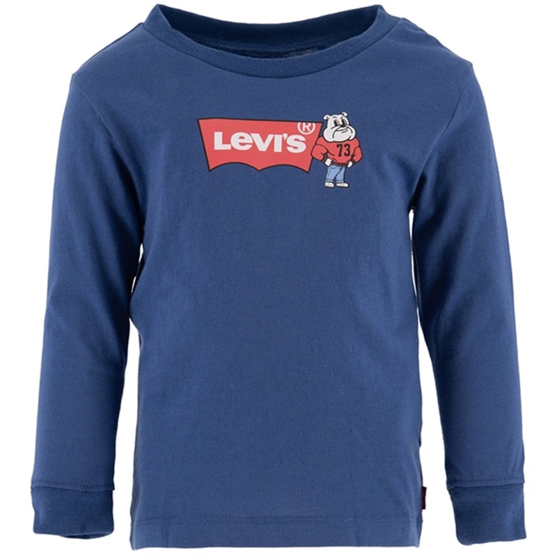 Levi’s Mascot Batwing Crewneck T-shirt Blue