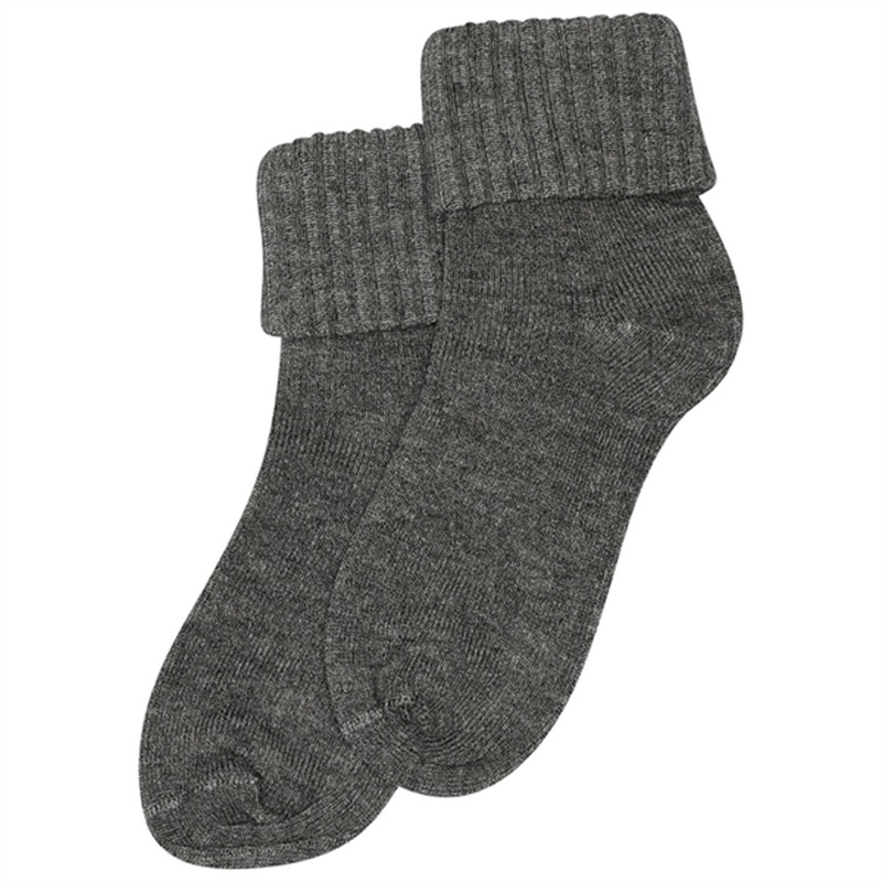 minipop Dark Grey Melange Bamboo Socks Sport