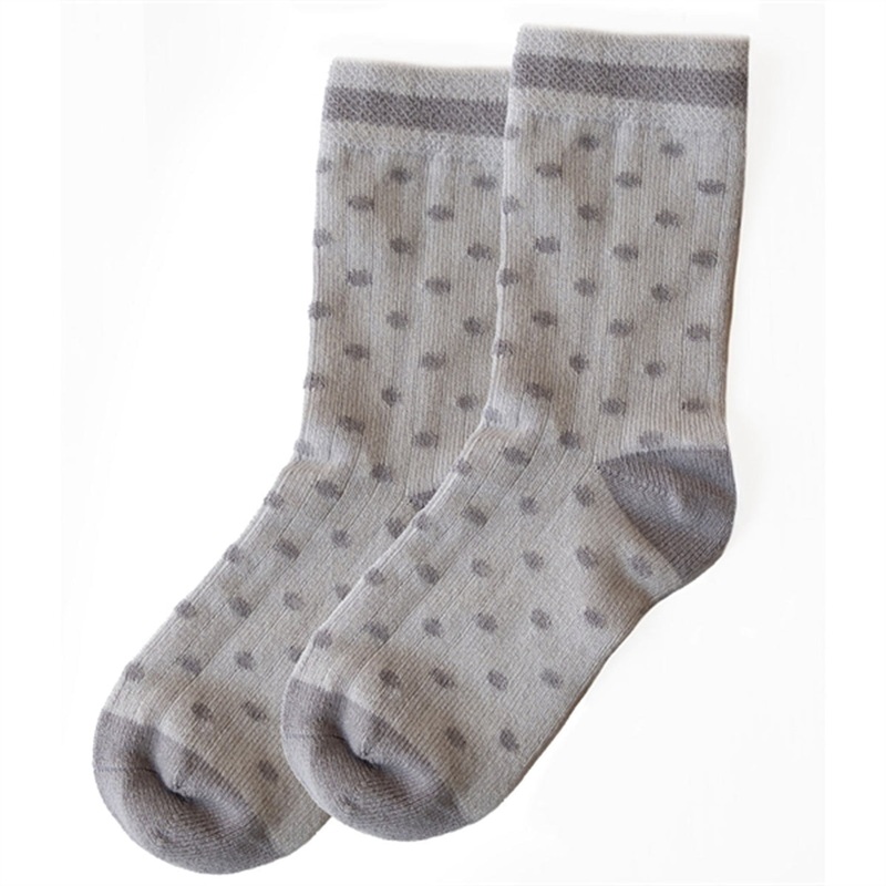 minipop Light Lavender Bamboo Socks Dots