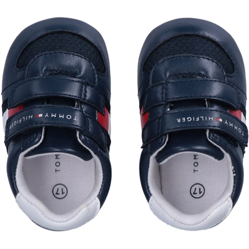 Tommy Hilfiger Flag Velcro Shoes Blue\/White