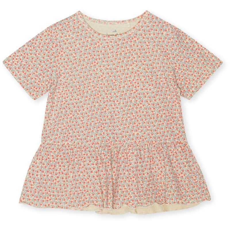 Konges Sljd Fleur De Glace Reya Frill T-shirt