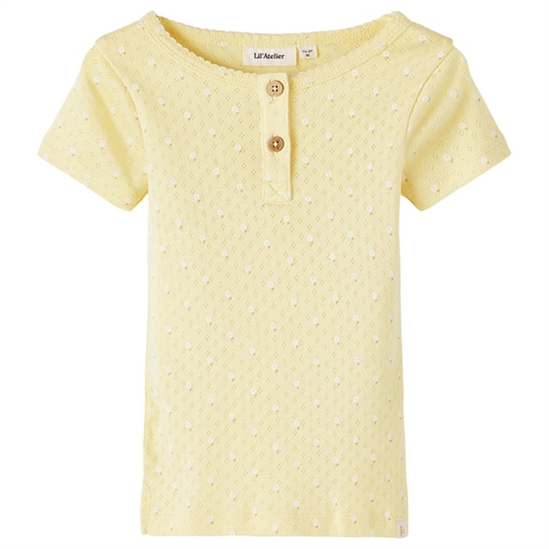 Lil’Atelier Double Cream Rachello Slim T-Shirt