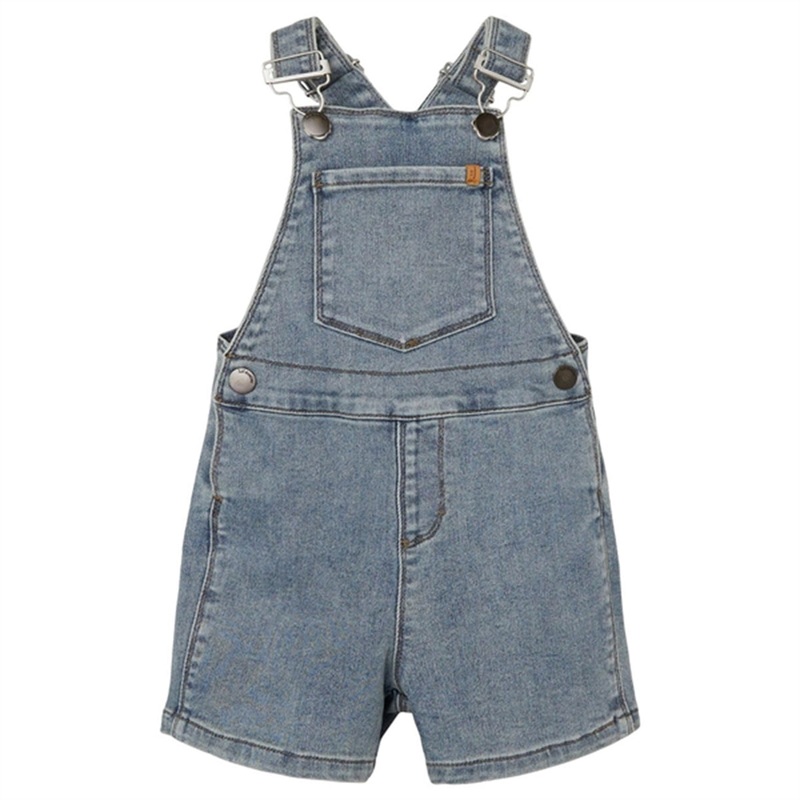 Lil’Atelier Light Blue Denim Kim Loose Denim Overall Shorts
