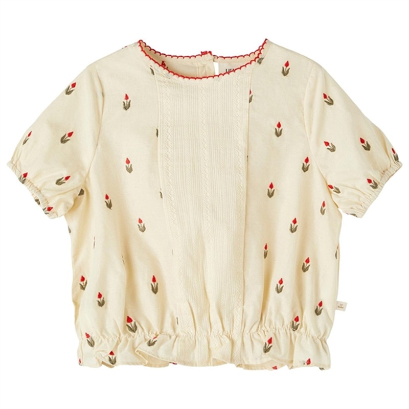 Lil’Atelier Turtledove Halma Loose Top