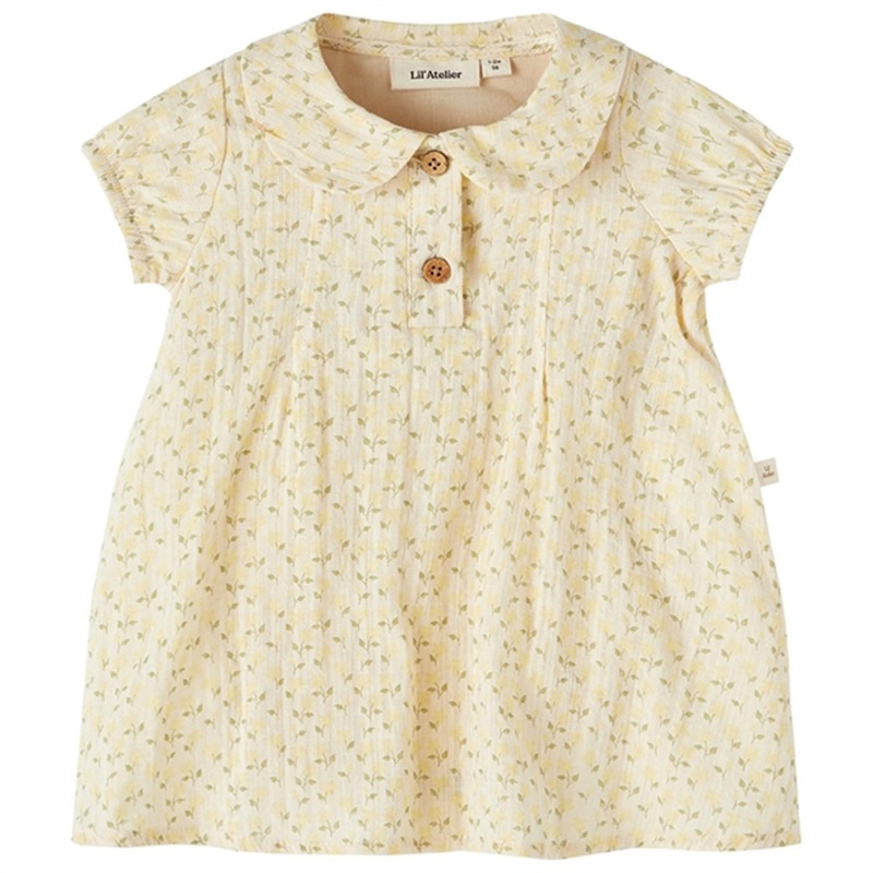 Lil’Atelier Turtledove Hulla Loose Body Dress AOP