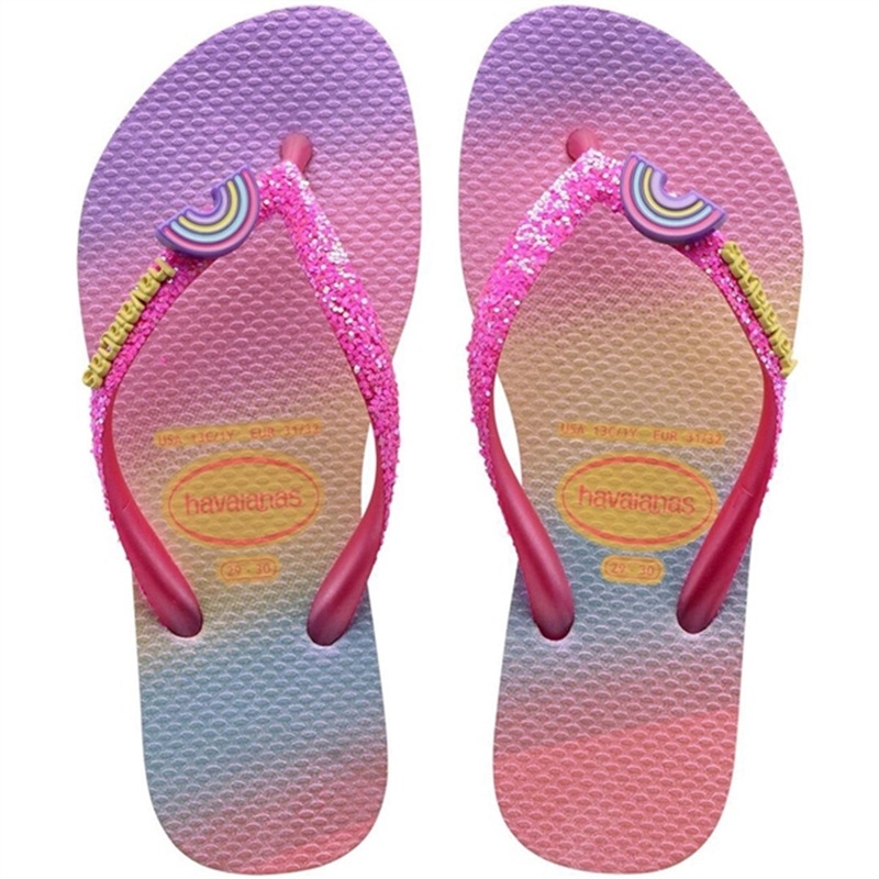 Havaianas Kids Sandals Slim Glitter Trendy PnkLemo\/PnkFlux