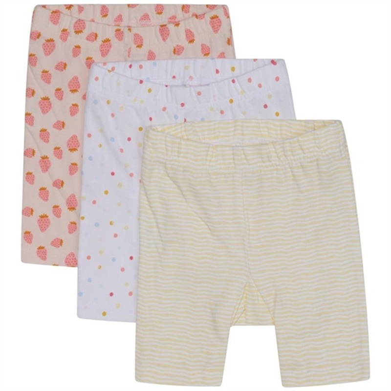 Hust \u0026 Claire Baby Labika Shorts 3-pack Skin Chalk