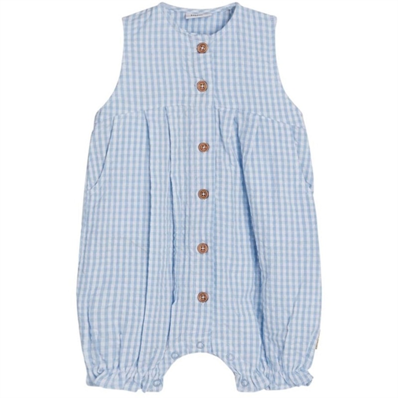 Hust \u0026 Claire Baby Maike Romper Chambray