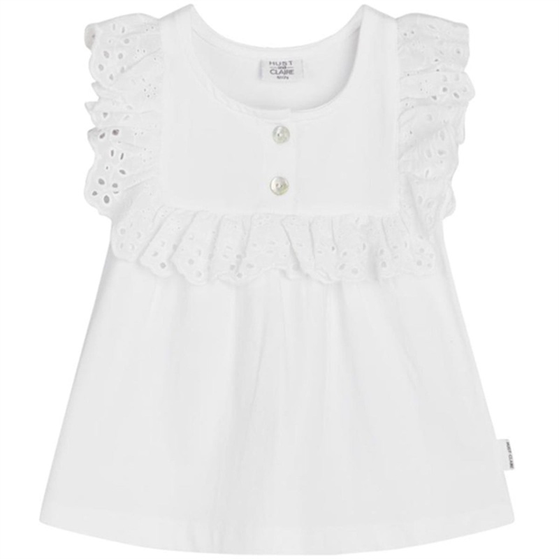 Hust \u0026 Claire Mini Allison Top White