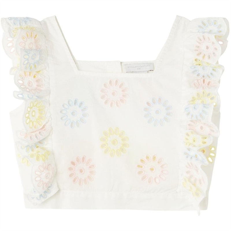 Stella McCartney Avorio\/Embroidery Top