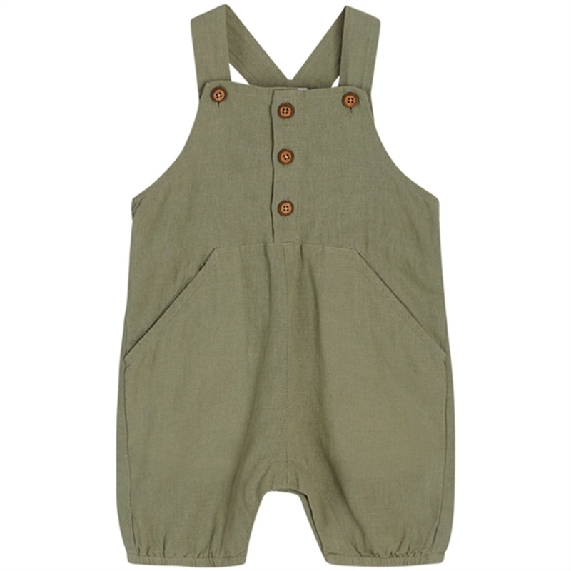 Hust \u0026 Claire Baby Marko Overall Seagrass