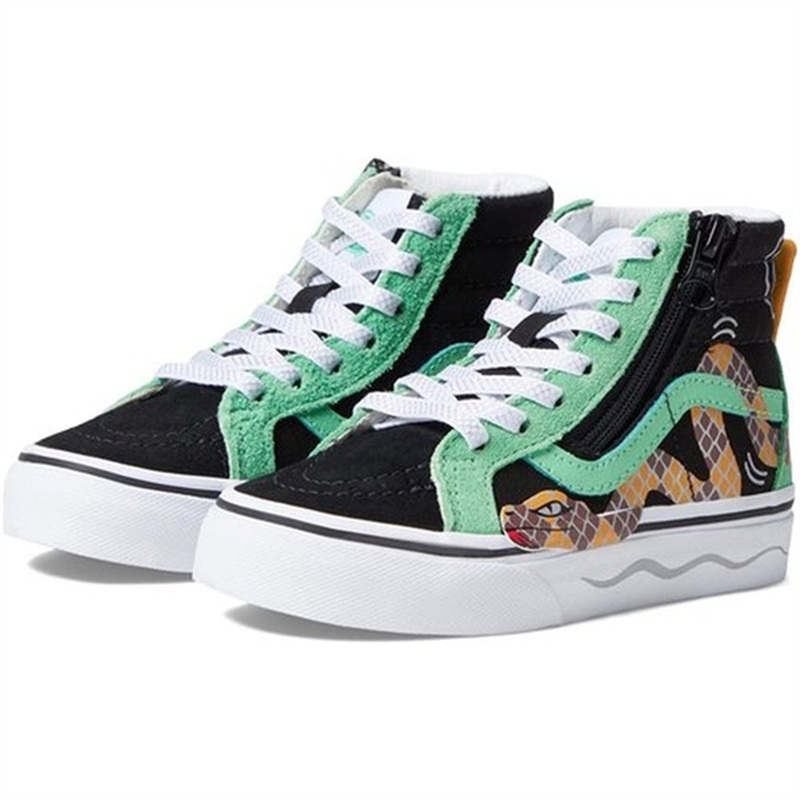VANS SK8-Hi Reissue Side Zip Sneakers Green\/Black
