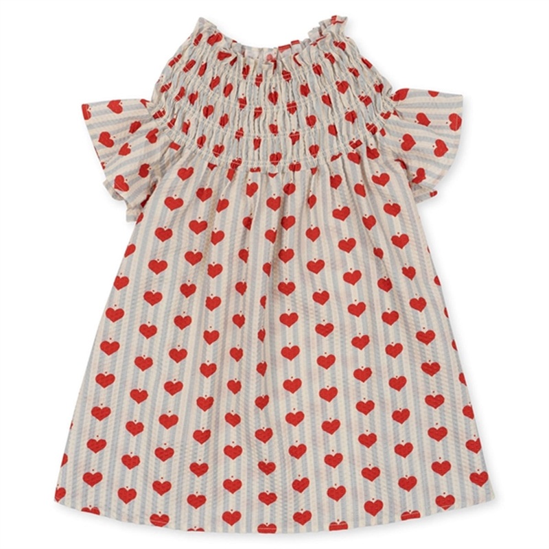 Konges Sljd Amour Blue Stripe Vivi Dress