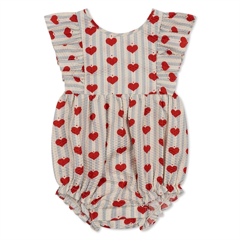 Konges Sljd Amour Blue Stripe Vivi Romper