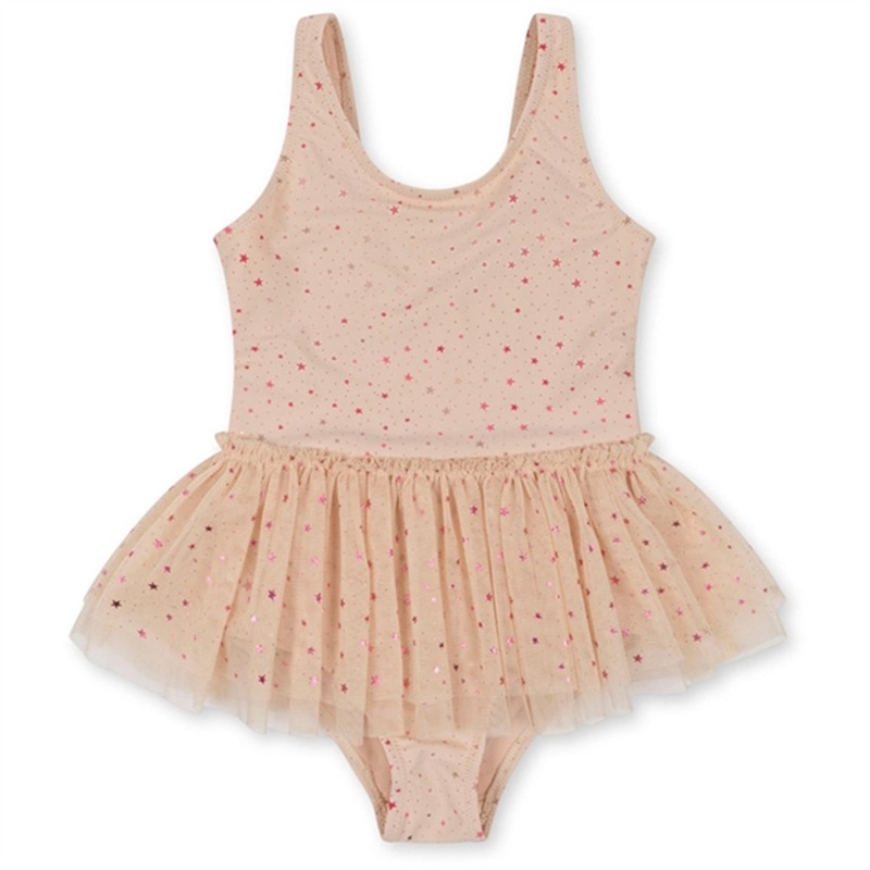 Konges Sljd Etoile Pink Sparkle Strut Swimsuit