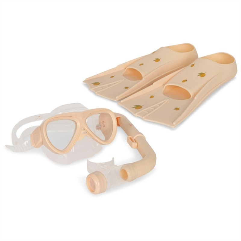 Konges Sljd Mello Snorkel Set Lemon