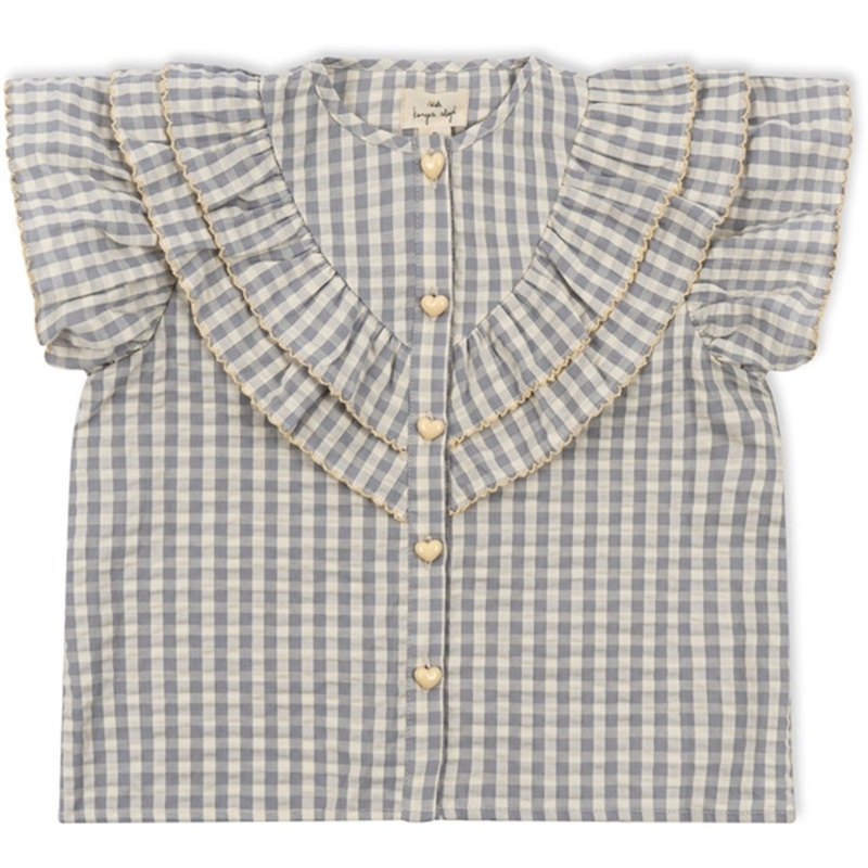 Konges Sljd Sleet Check Kim Frill Shirt