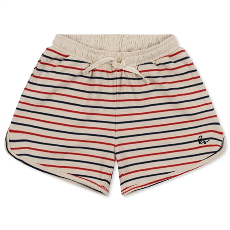 Konges Sljd Tricolore Stripes Lin Classic Shorts