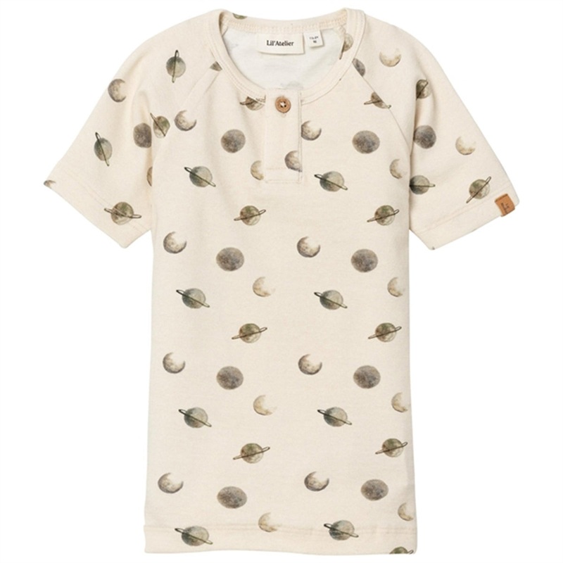 Lil’Atelier Turtledove Geo Slim T-Shirt