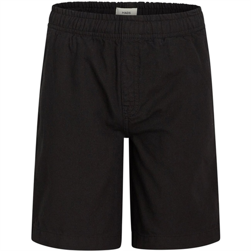 Mads Nrgaard Dyed Canvas Seano Shorts Black