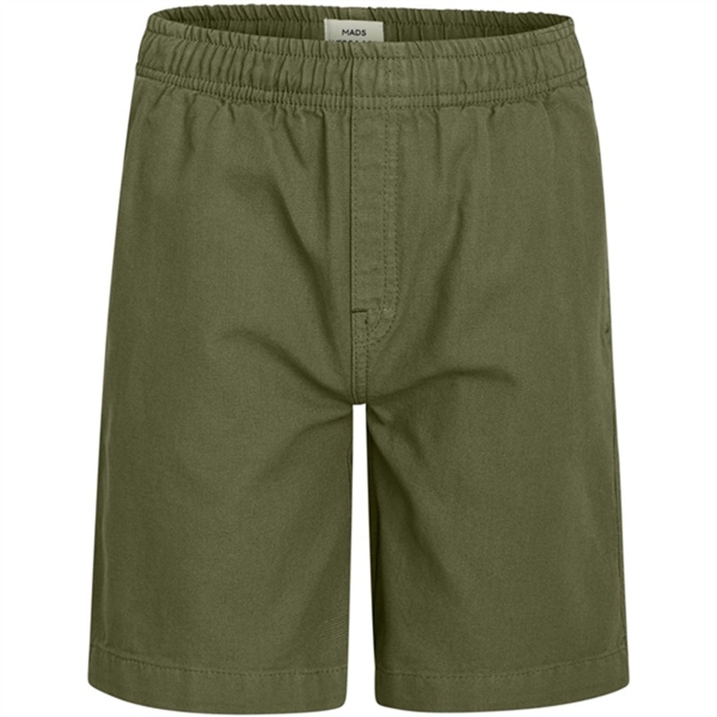 Mads Nrgaard Dyed Canvas Seano Shorts Olivine