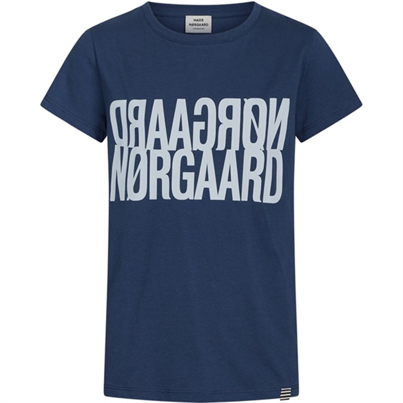 Mads Nrgaard Single Organic Tuvina T-Shirt Estate Blue