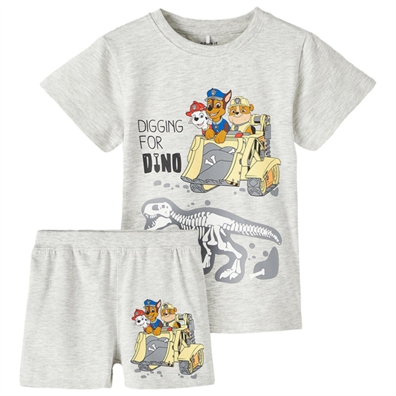 Name it Light Grey Melange Monne Paw Patrol Night Set